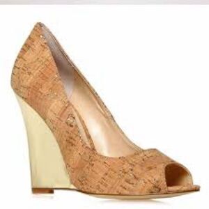 Cork tan Eaaamerly Wedge Heels